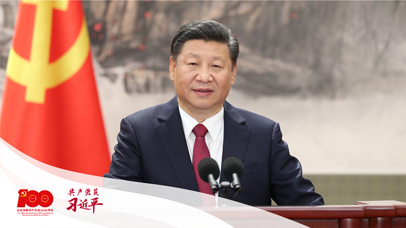 2017年10月25日，習(xí)近平等十九屆中共中央政治局常委同中外記者見面。這是習(xí)近平發(fā)表重要講話。